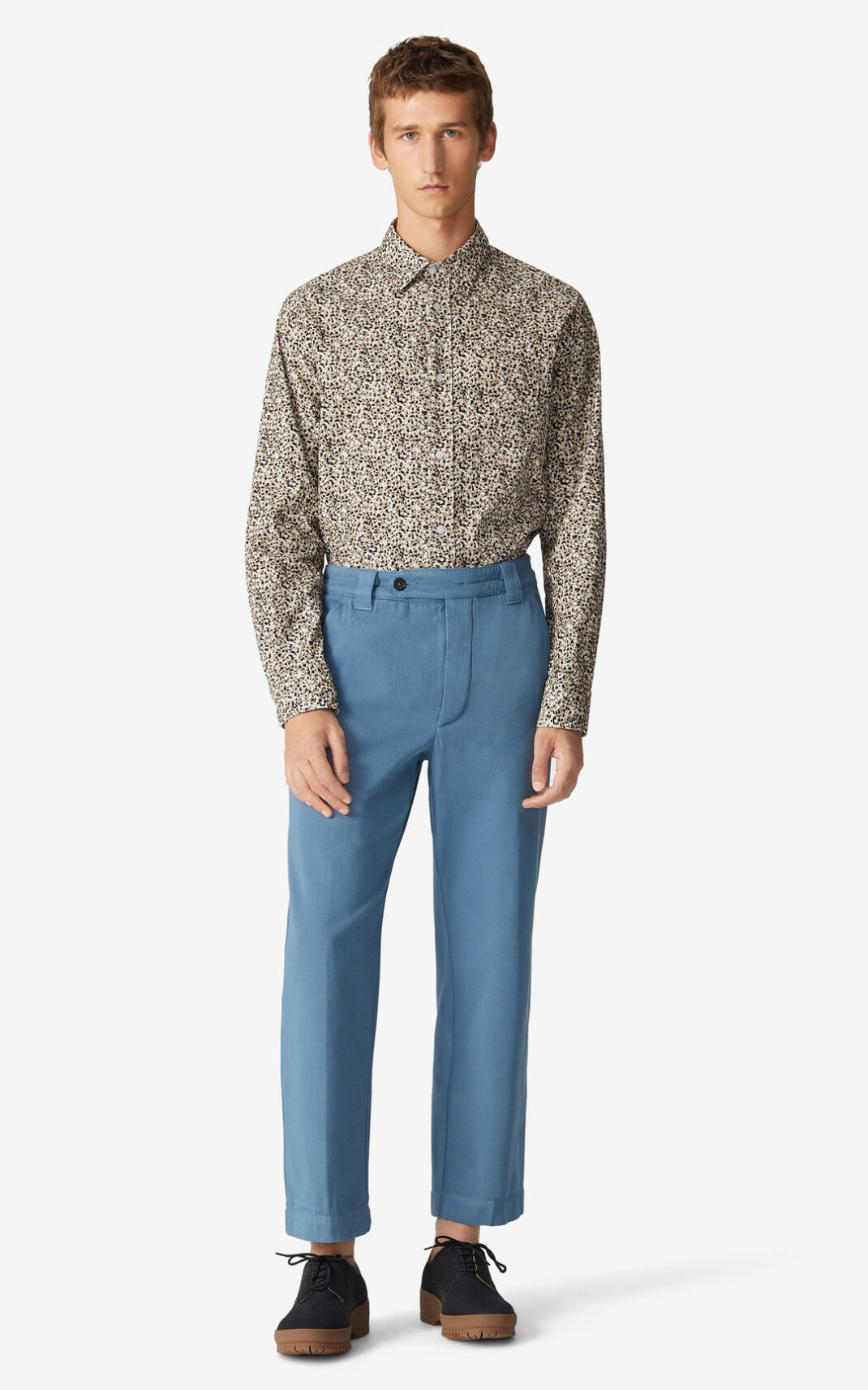 Kenzo Cropped Pantalones Hombre Azules | 7928056-KJ